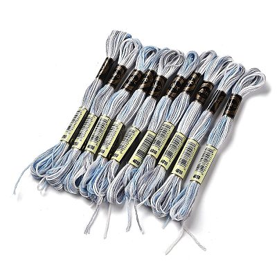 10 Skeins 6-Ply Polyester Embroidery Floss OCOR-K006-A57-1