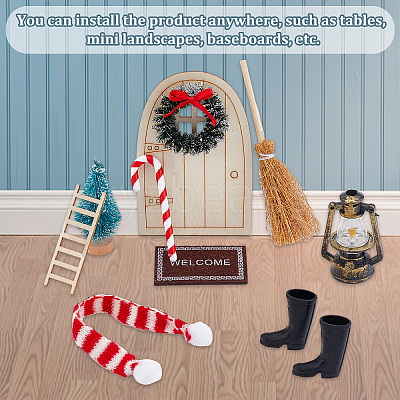Christmas Theme Mini Display Decoration Kit AJEW-WH0291-32-1