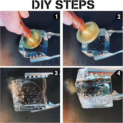 1Pc Brass Stamp Head DIY-OC0004-18E-1