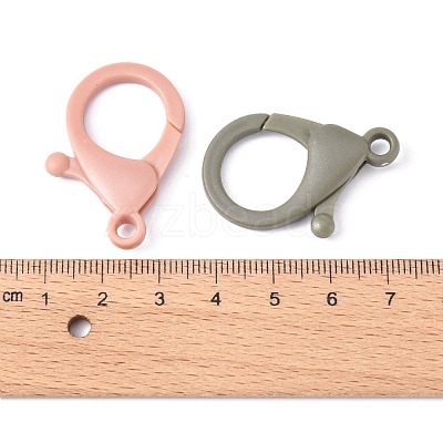 Plastic Lobster Claw Clasps X-KY-ZX002-M-B-1