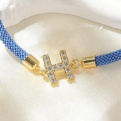 Adjustable Nylon Cord Bracelets BJEW-C096-01G-08-1