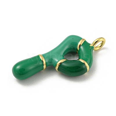 Brass Enamel Pendants KK-E093-03G-P-1