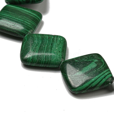 Synthetic Malachite Beads Strands G-B071-B01-01-1