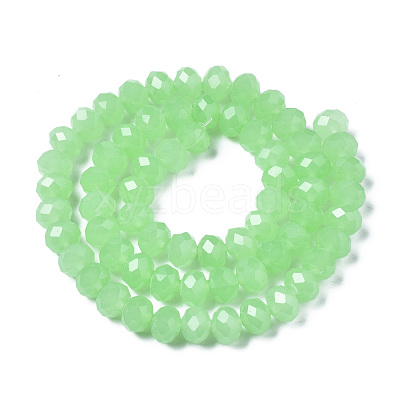 Glass Beads Strands EGLA-A034-J8mm-D08-1