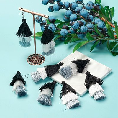 Polyester Tassel Big Pendant Decorations FIND-FS0001-03-1