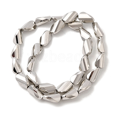Electroplate Glass Beads Strands EGLA-F166-05B-P-1