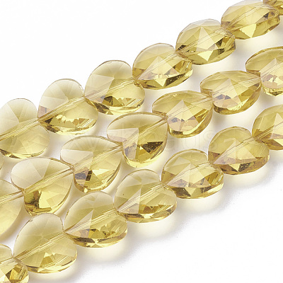 Transparent Glass Beads GLAA-Q066-14mm-A12-1