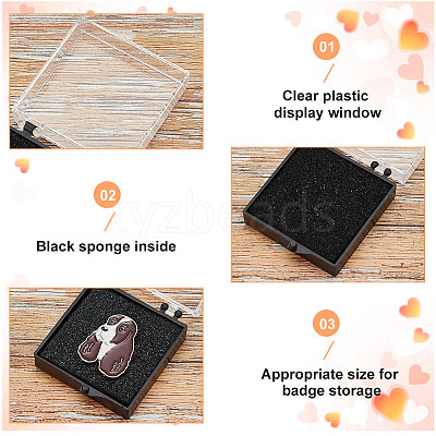 Plastic Box with Sponge CON-WH0106-12A-1