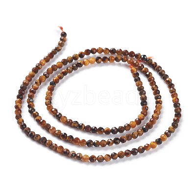Natural Yellow Tiger Eye Beads Strands G-A026-A15-2mm-1