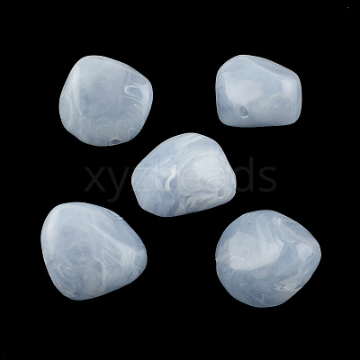 Nuggets Imitation Gemstone Acrylic Beads OACR-R044-17-1