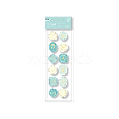 PVC Self Adhesive Sealing Wax Stamp Stickers for Wedding Invitations Valentine's Day Envelope Cards Gift Wrapping Scrapbooking PW-WG42527-02-1