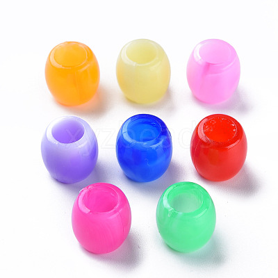 Acrylic European Beads MACR-S375-003-M-1