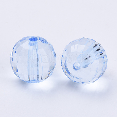 Transparent Acrylic Beads TACR-Q254-8mm-V41-1