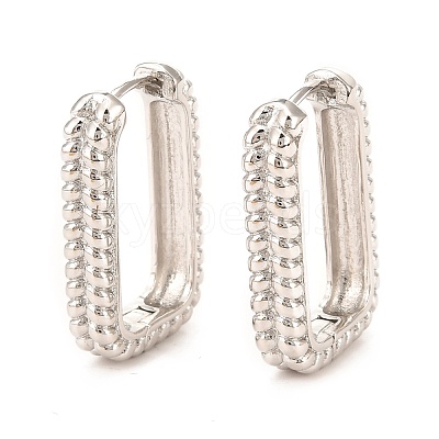 Brass Hoop Earrings EJEW-F273-02B-P-1