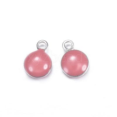 304 Stainless Steel Enamel Charms STAS-N0013-10P-1