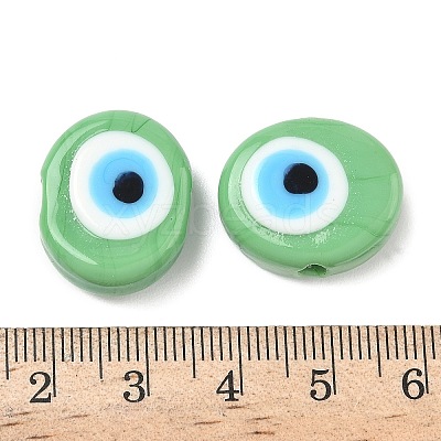 Handmade Evil Eye Lampwork Beads LAMP-G168-02B-1