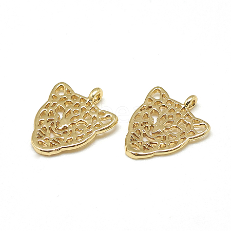 Brass Charms X-KK-T032-057G-1