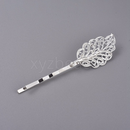 Hair Accessories Iron Hair Bobby Pin Findings IFIN-L035-02S-1