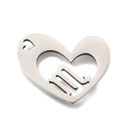 201 Stainless Steel Pendants STAS-A116-01P-08-1