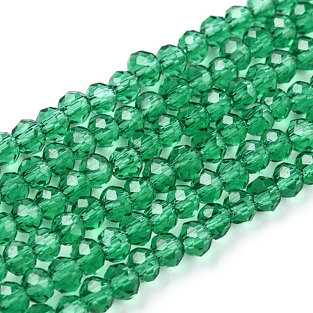 Glass Beads Strands EGLA-A034-T8mm-D18-1