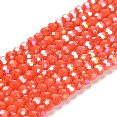 Opaque Glass Beads Stands EGLA-A035-P4mm-B03-1