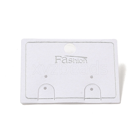 Paper & Plastic Earring Display Card with Word Fashion X-CDIS-L009-12-1