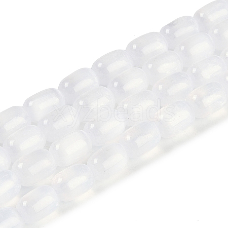 Natural Selenite Beads Strands G-F750-09-1