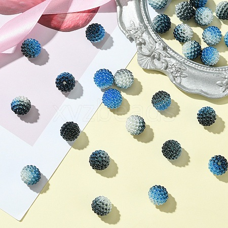30Pcs Imitation Pearl Acrylic Beads OACR-YW0002-30B-1