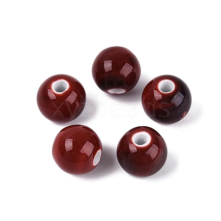 Vintage Handmade Porcelain Beads PORC-Q006-13A-27-1