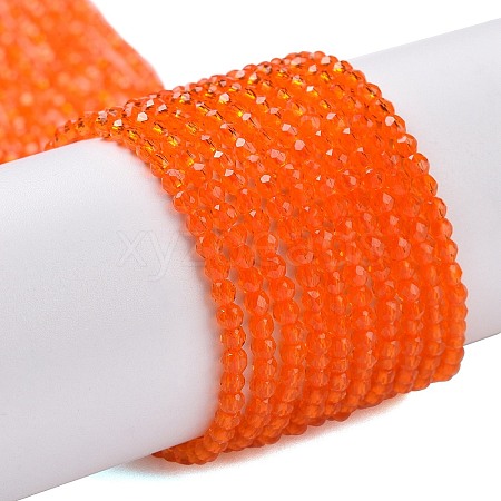 Transparent Glass Beads Strands GLAA-H021-04-26-1