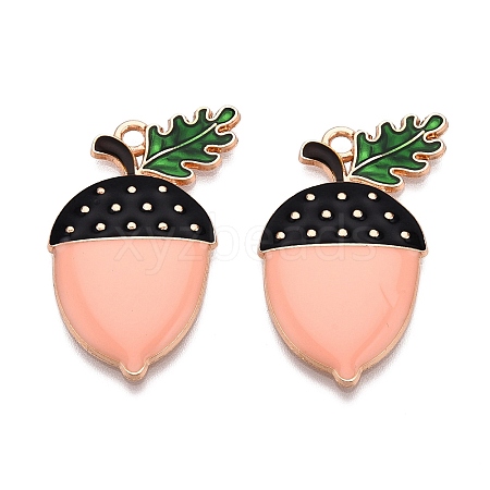 Thanksgiving Day Theme Alloy Enamel Pendants ENAM-T020-52J-01-1