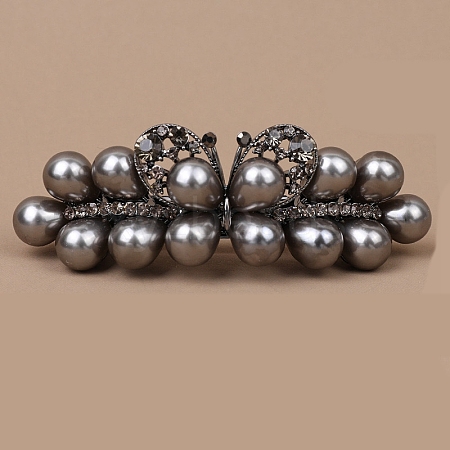 Alloy Rhinestone Hair Barrettes PW-WGD39F5-02-1