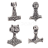 Unicraftale 4Pcs 4 Style 304 Stainless Steel Pendants STAS-UN0043-51-1