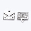 Tibetan Style Alloy Mail Charms PALLOY-EA10712Y-AS-NF-1