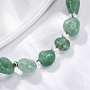 Natural Green Aventurine Beaded Bracelets for Women G-P563-07P-23-2