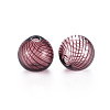 Transparent Handmade Blown Glass Globe Beads X1-GLAA-T012-40B-03-2