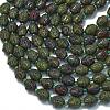 Natural Dragon Blood Beads Strands G-K389-D25-01-3