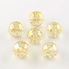 Round AB Color Transparent Acrylic Beads TACR-D005-10mm-07-1