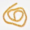 Electroplate Glass Beads Strands EGLA-D020-3x2mm-51-2