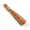 Jute Tassel Pendant Decorations AJEW-TAC0030-011E-2