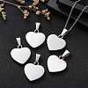 Fashionable 304 Stainless Steel Stamping Blank Tag Pendants STAS-J002B-01-7