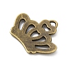 Tibetan Style Alloy Pendant Rhinestone Settings for Enamel FIND-WH0126-174AB-2