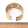 304 Stainless Steel Enamel Cuff Bangles for Women BJEW-B166-02G-5