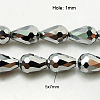 Electroplate Glass Beads Strands EGLA-D017-7x5mm-5-1