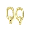 Brass Spring Gate Rings KK-B089-17G-1