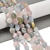 Natural Morganite Beads Strands G-P497-01E-33-2