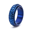 Rotatable Titanium Steel Finger Ring PW-WG50513-24-1