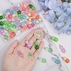 CHGCRAFT 60Pcs 10 Styles Luminous Transparent & Opaque Resin Pendants Sets RESI-CA0001-71-3