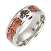 Non-Tarnish Stainless Steel Wide Band Finger Rings RJEW-T005-9-12-1