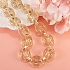 Handmade Transparent Acrylic Coffee Bean Chains CHAC-CJ0001-02-6